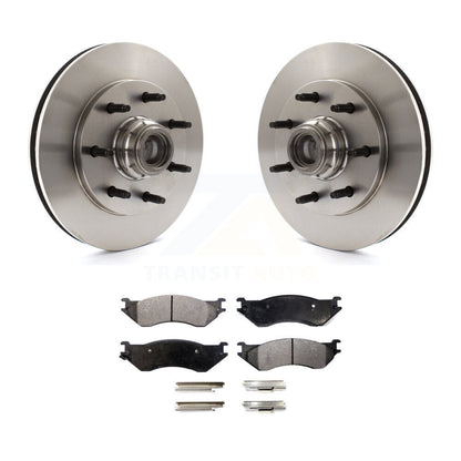 Rotors de frein à disque avant et Kit de plaquettes semi-métalliques pour Ford F-150 F-250 HD Heritag
