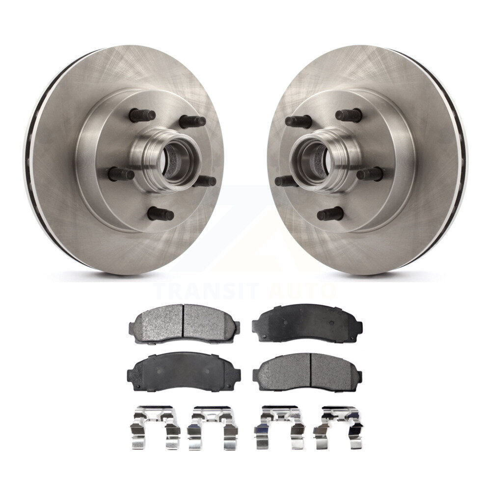 Kit de moyeu de Rotor de frein à disque avant et de plaquettes semi-métalliques pour Mazda B3000 B2300 B400