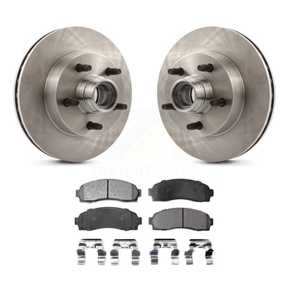 Kit de moyeu de Rotor de frein à disque avant et de plaquettes semi-métalliques pour Mazda B3000 B2300 B400