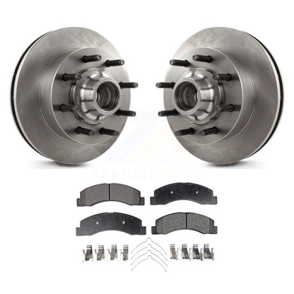 Kit de plaquettes semi-métalliques de moyeu de Rotor de frein à disque avant, pour Ford F-350 Super Duty F-25