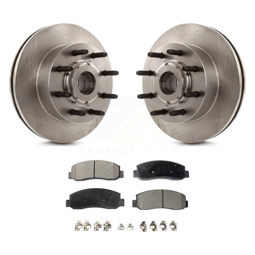 Kit de plaquettes semi-métalliques de Rotor de frein à disque avant, pour Ford F-350 Super Duty F-250 RW