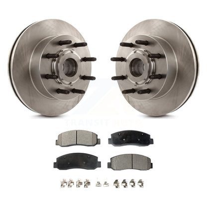 Kit de plaquettes semi-métalliques de Rotor de frein à disque avant, pour Ford F-350 Super Duty F-250 RW