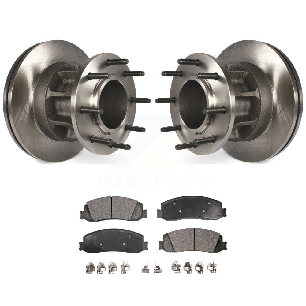 Kit de plaquettes semi-métalliques de Rotor de frein à disque avant, pour Ford F-250 Super Duty F-350 RW