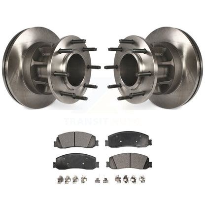 Kit de plaquettes semi-métalliques de Rotor de frein à disque avant, pour Ford F-250 Super Duty F-350 RW