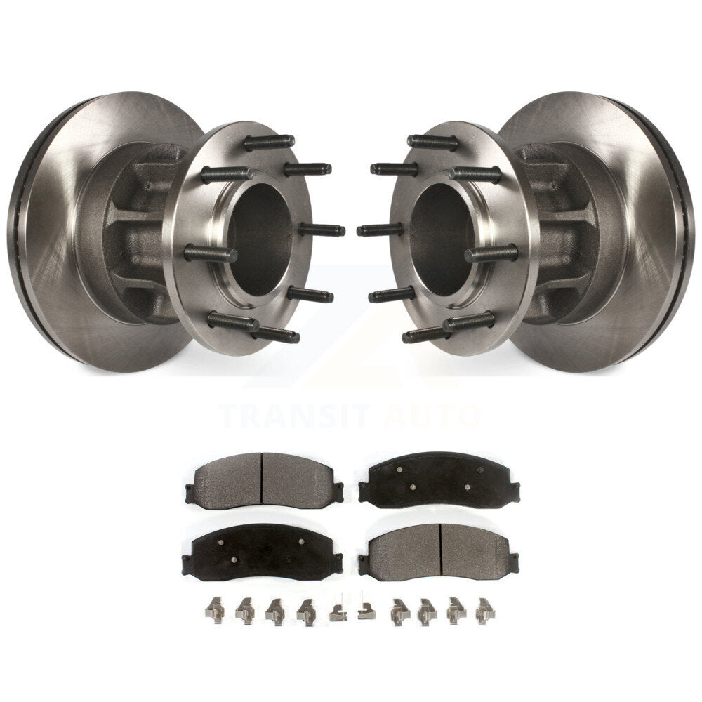 Kit de plaquettes de frein semi-métalliques pour rotors de frein avant, pour Ford F-350 Super Duty RW 2011