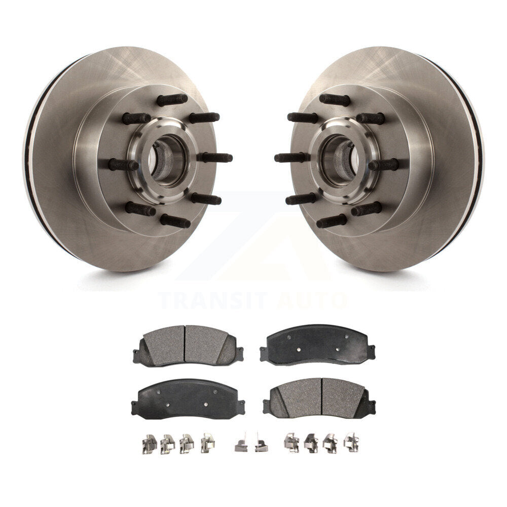 Kit de plaquettes semi-métalliques de Rotor de frein à disque avant, pour Ford F-350 Super Duty F-250 RW