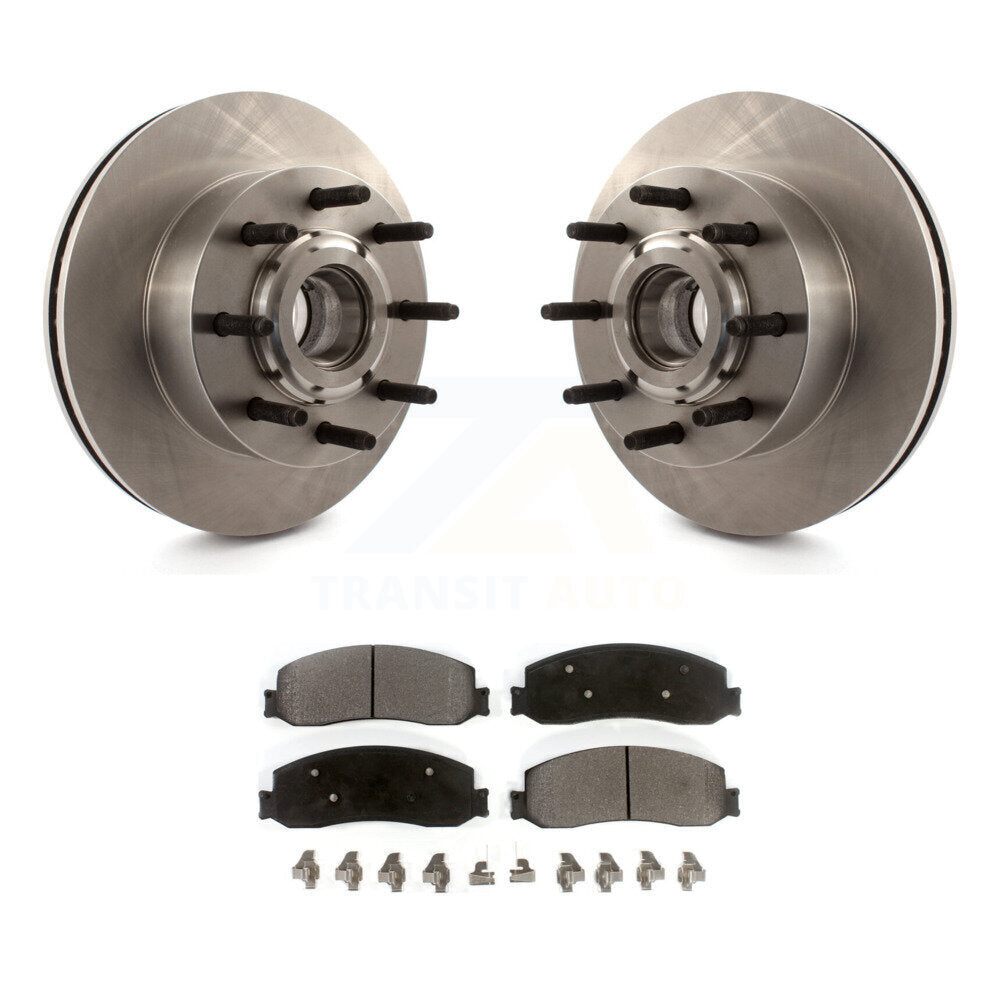 Kit de plaquettes semi-métalliques de Rotor de frein à disque avant, pour Ford F-250 Super Duty F-350 RW