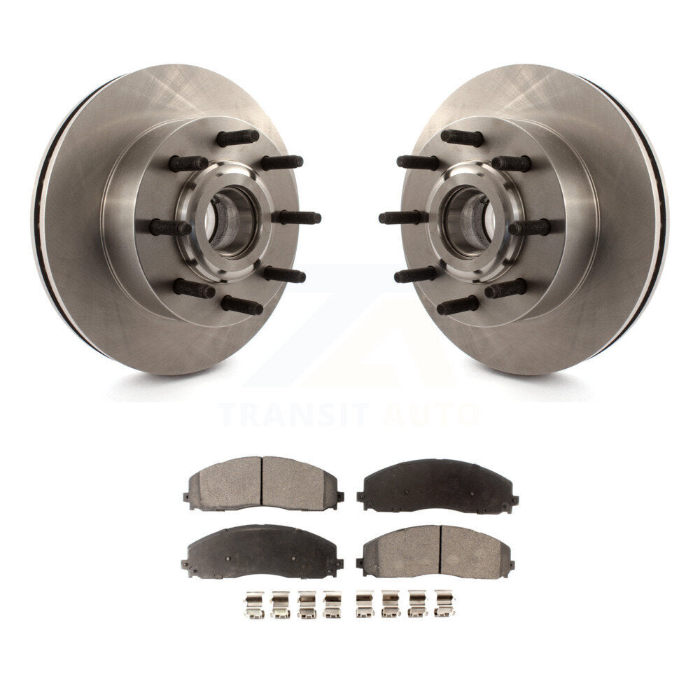 Kit de plaquettes semi-métalliques de moyeu de Rotor de frein avant, pour Ford F-350 Super Duty F-25 2013