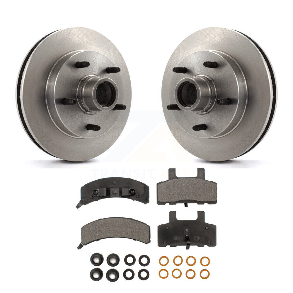 Rotors de frein à disque avant et kit de plaquettes semi-métalliques pour Dodge Ram 1500 RW 1994-1999
