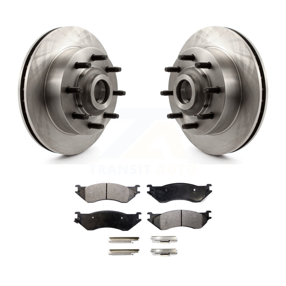 Kit de plaquettes semi-métalliques de Rotor de frein avant, pour Dodge Ram 1500 Van avec axe de 4000 Lb