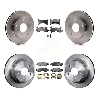 Rotors de frein avant arrière et Kit de plaquettes semi-métalliques pour Chevrolet S10 GMC Sonoma 4W