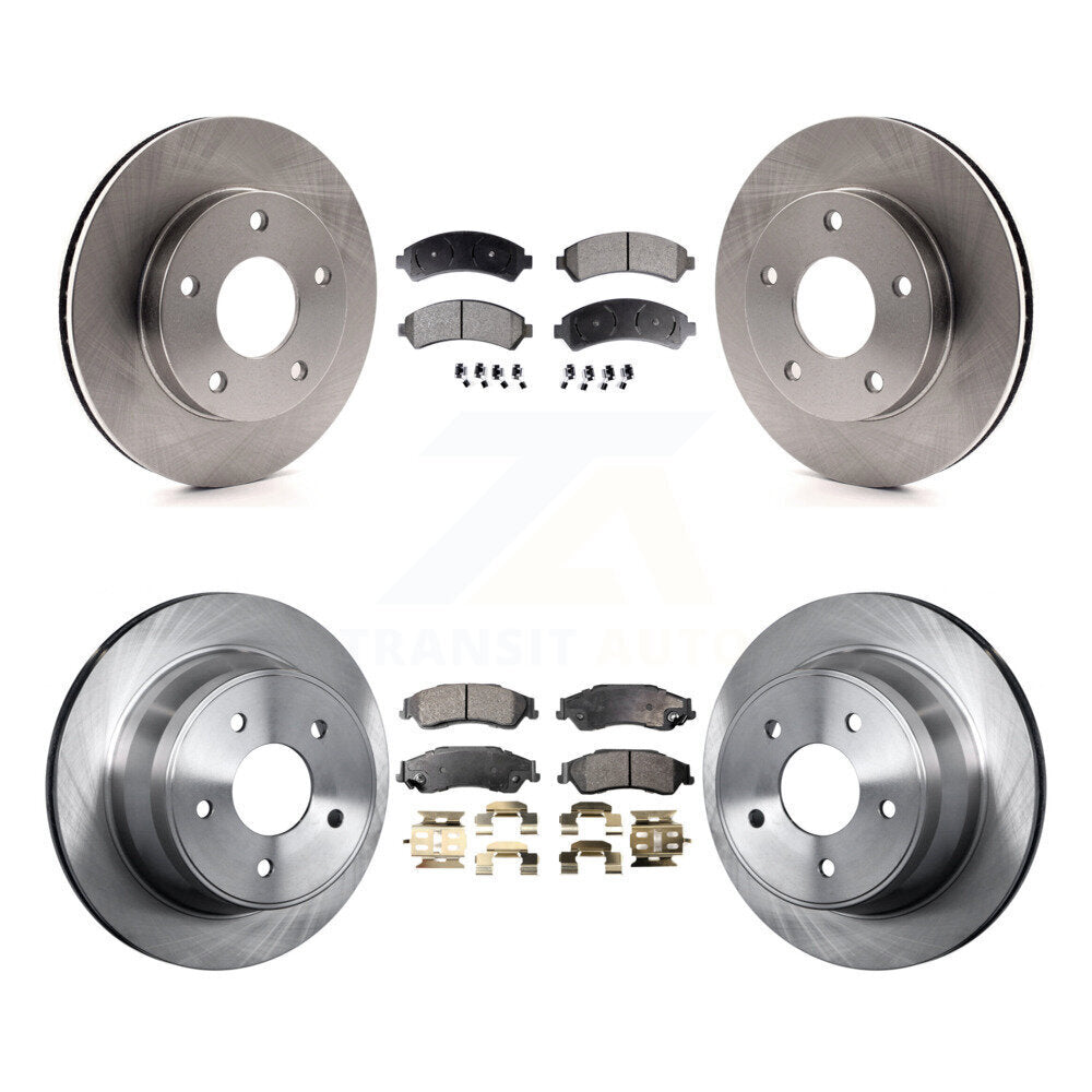 Kit de plaquettes semi-métalliques de Rotor de frein avant et arrière, pour GMC Jimmy avec freins à disque