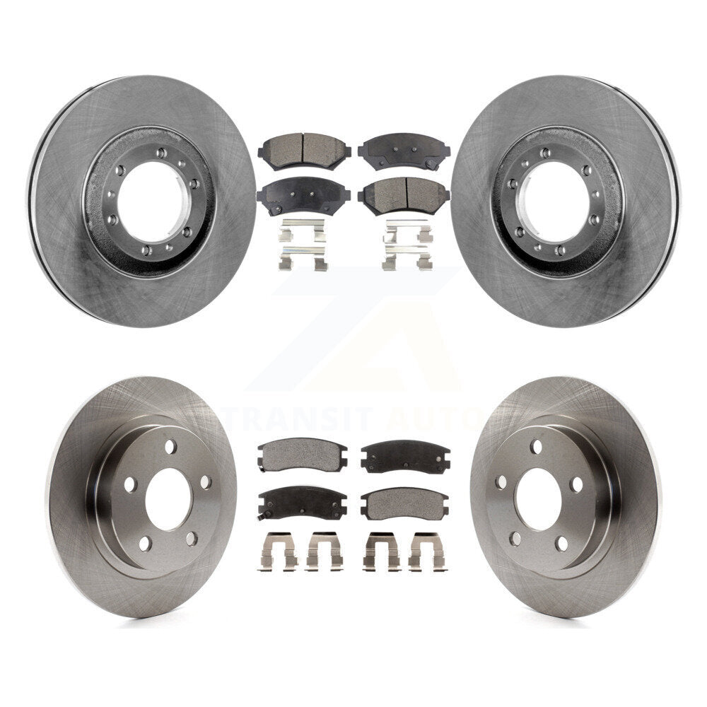 Kit de plaquettes de frein semi-métalliques pour Rotor de frein avant et arrière, pour Buick LeSabre Pontia 2000 – 2005