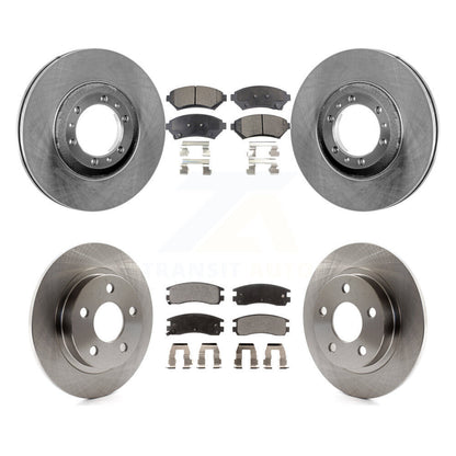 Kit de plaquettes de frein semi-métalliques pour Rotor de frein avant et arrière, pour Buick LeSabre Pontia 2000 – 2005
