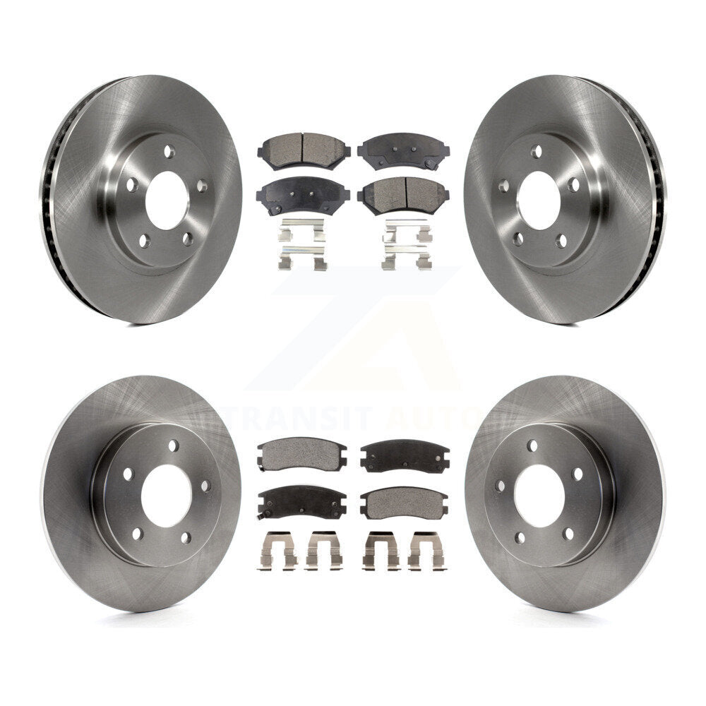 Kit de rotor de frein avant et arrière et plaquettes semi-métalliques pour Cadillac DeVille Buick Par