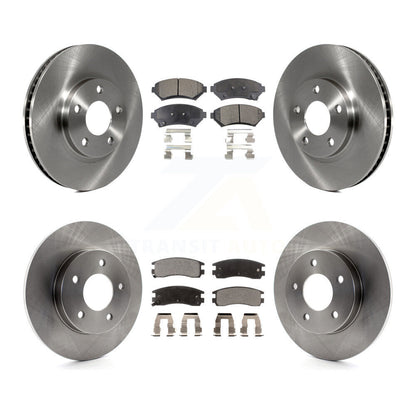 Kit de rotor de frein avant et arrière et plaquettes semi-métalliques pour Cadillac DeVille Buick Par