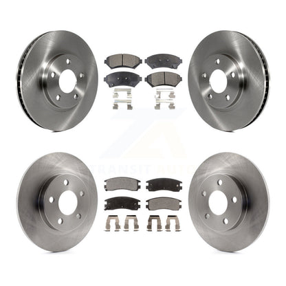 Kit de rotor de frein avant et arrière et plaquettes semi-métalliques pour Cadillac DeVille Buick Par