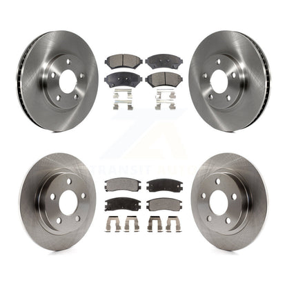 Rotors de frein avant arrière et Kit de plaquettes semi-métalliques pour Buick LeSabre Pontiac Auror