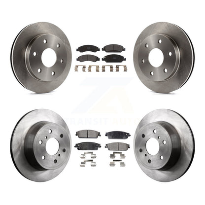 Kit de disques de frein à disque avant et arrière et plaquettes semi-métalliques pour GMC Sierra 1500