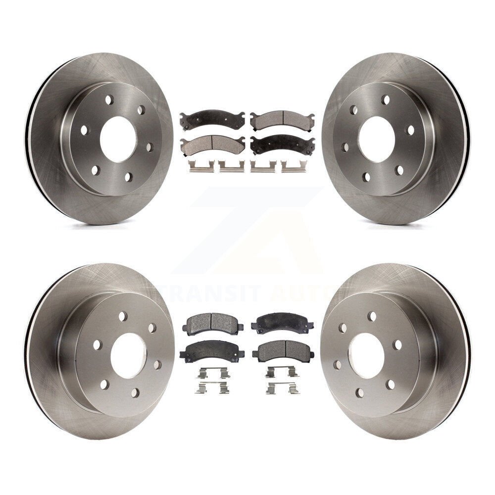 Kit de plaquettes de frein semi-métalliques pour Rotor de frein avant et arrière, pour Chevrolet Express 2006 GM 2500