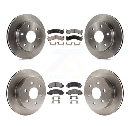 Kit de plaquettes de frein semi-métalliques pour Rotor de frein avant et arrière, pour Chevrolet Express 2006 GM 2500