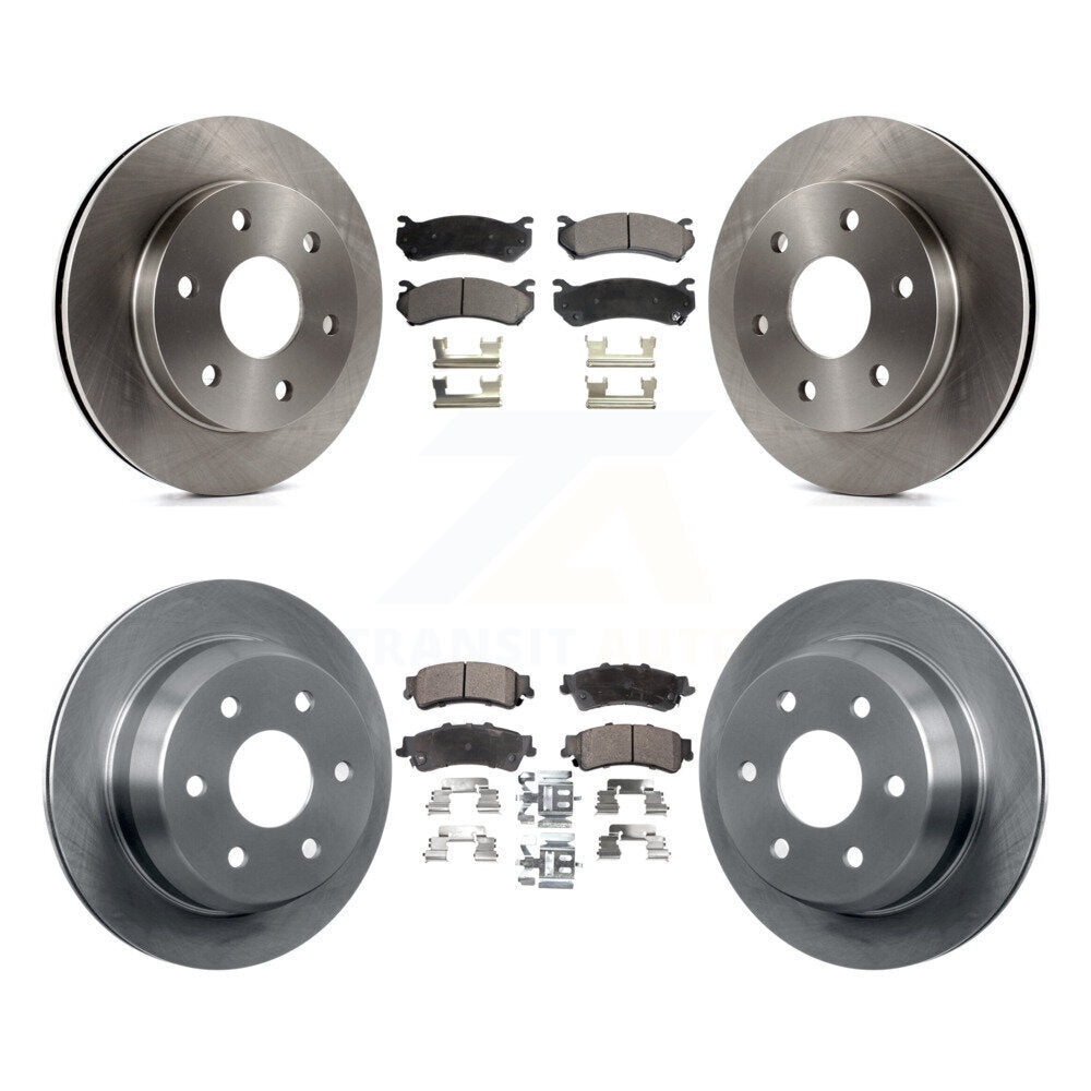 Kit de plaquettes semi-métalliques de Rotor de frein avant et arrière, pour Chevrolet GMC Silverado 1500 X