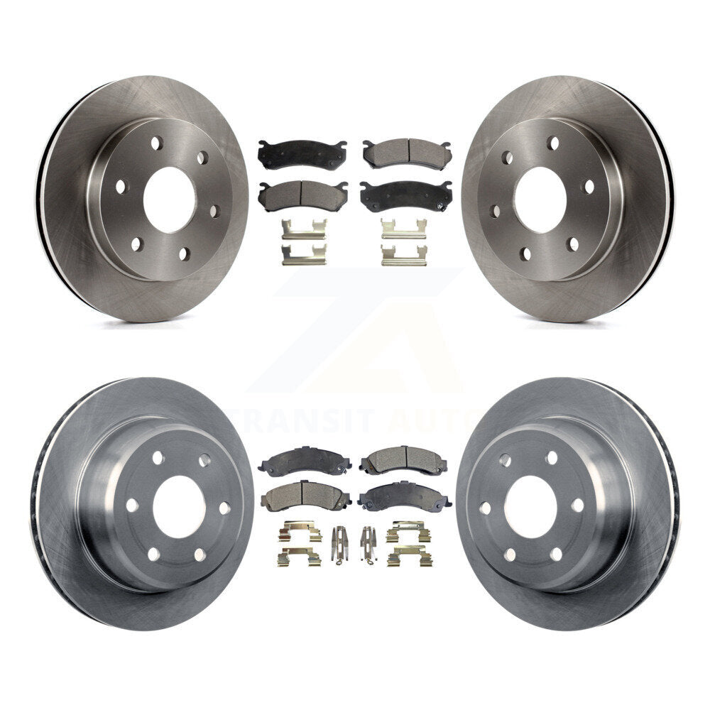 Kit de plaquettes semi-métalliques de Rotor de frein avant et arrière, pour Chevrolet GMC Silverado 1500 X