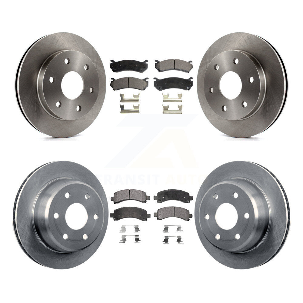 Kit de plaquettes semi-métalliques de Rotor de frein avant et arrière, pour Chevrolet Avalanche 1500 GMC X