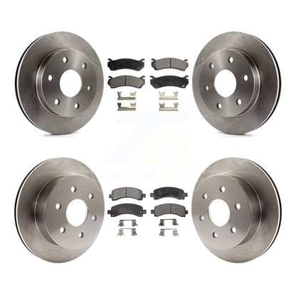 Rotors de frein à disque avant et arrière, Kit de plaquettes semi-métalliques pour GMC Savana 2500 Chevrole