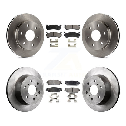 Kit de rotor de frein à disque avant et arrière et plaquettes semi-métalliques pour Chevrolet Silverado 150