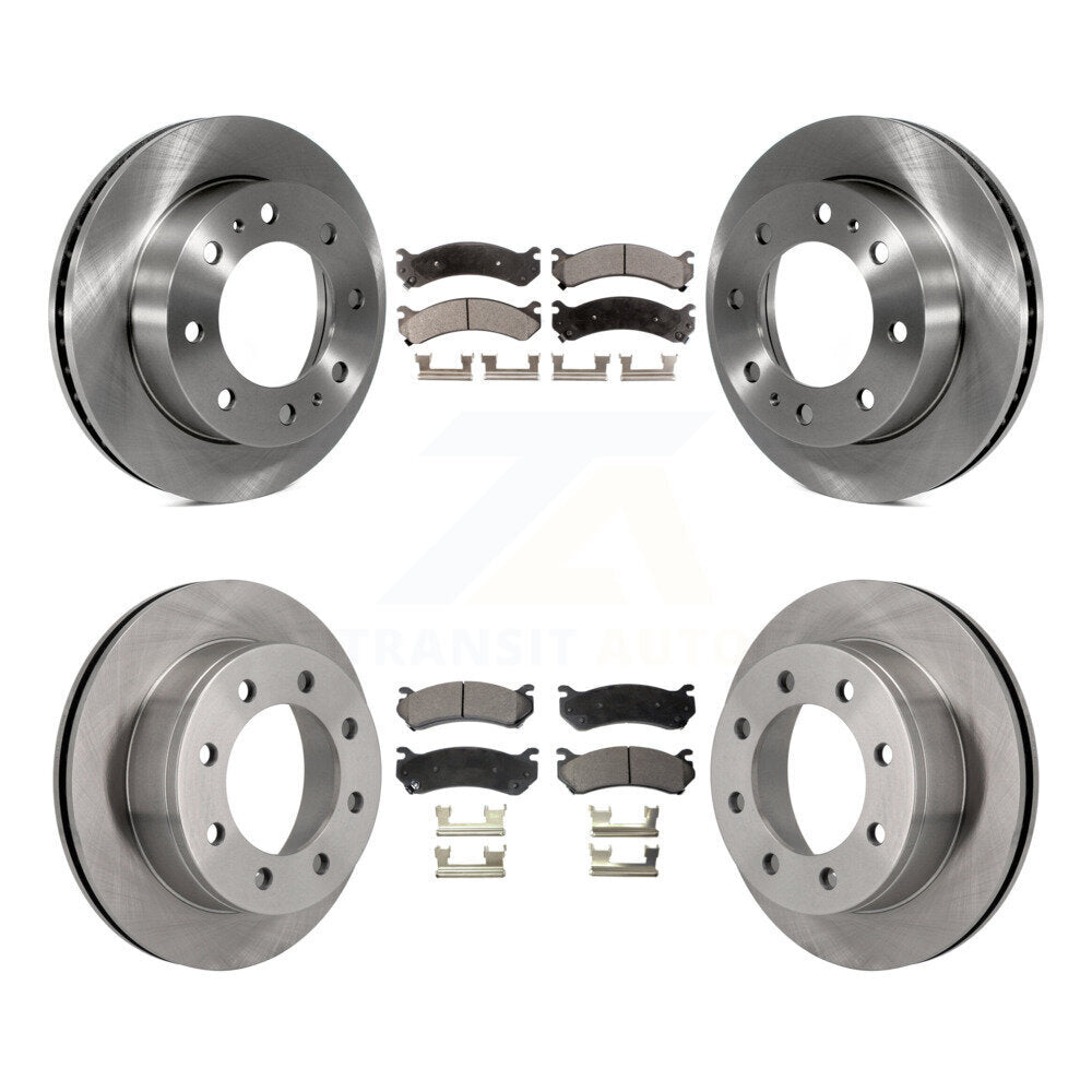 Kit de plaquettes semi-métalliques de Rotor de frein avant et arrière, pour Chevrolet GMC Sierra 2500 HD X