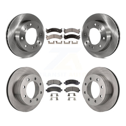 Rotors de frein à disque avant et arrière, Kit de plaquettes semi-métalliques pour GMC Savana 2500 Chevrole