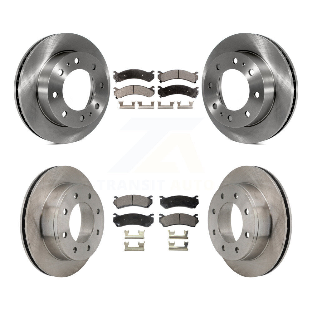 Kit de plaquettes semi-métalliques de Rotor de frein avant et arrière, pour Chevrolet GMC Sierra 2500 HD H