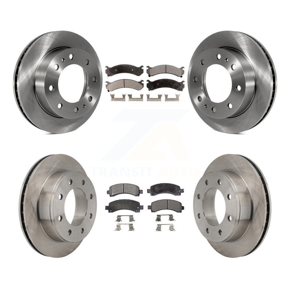 Kit de plaquettes semi-métalliques de Rotor de frein à disque avant et arrière, pour Chevrolet Express 2500 GM