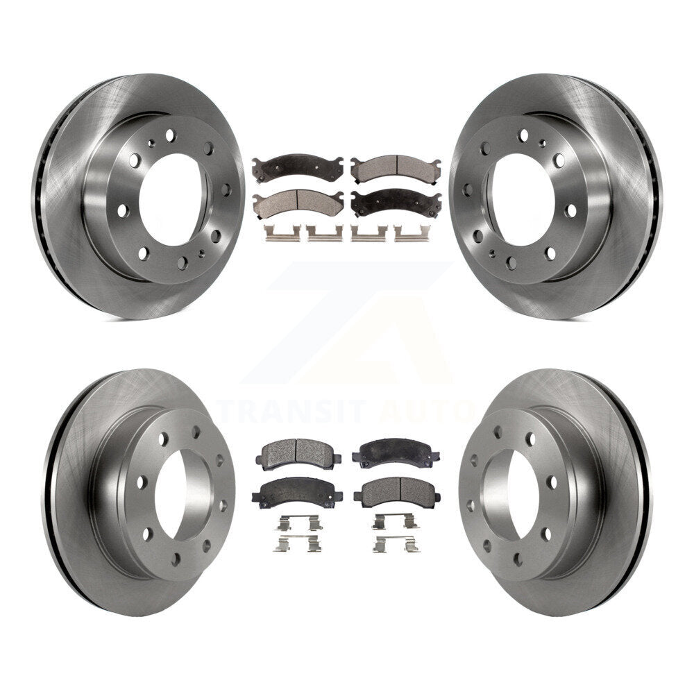 Kit de plaquettes semi-métalliques de Rotor de frein à disque avant et arrière, pour Chevrolet Express 2500 GM
