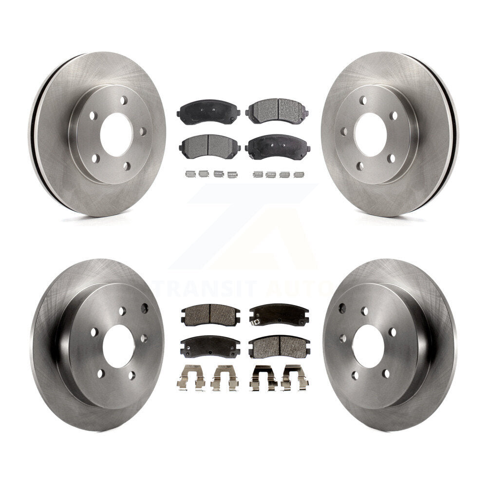 Kit de plaquettes de frein semi-métalliques pour Rotors de frein avant et arrière, pour Buick rendez-vous Pontiac Azte