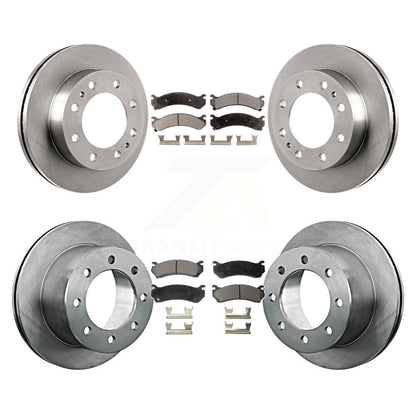 Rotors de frein à disque avant et arrière et Kit de plaquettes semi-métalliques pour GMC Sierra 3500 Classi