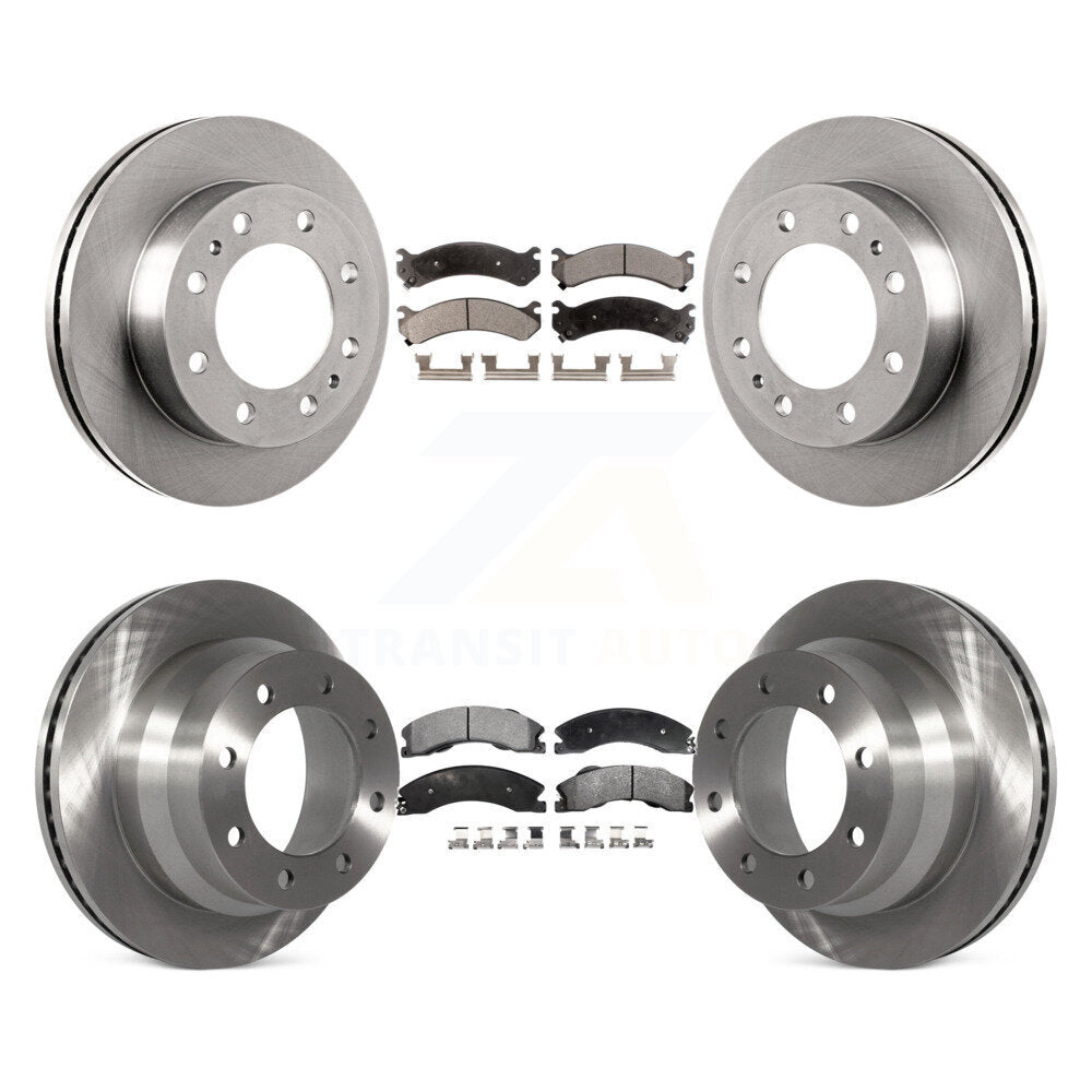 Kit de plaquettes semi-métalliques de Rotor de frein à disque avant et arrière, pour Chevrolet Express 4500 GM