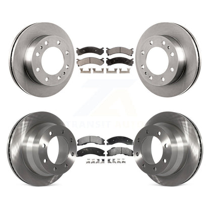 Kit de plaquettes semi-métalliques de Rotor de frein à disque avant et arrière, pour Chevrolet Express 4500 GM