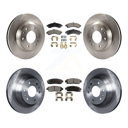 Kit de plaquettes de frein semi-métalliques pour Rotor de frein avant et arrière, pour GMC Envoy Chevrolet Trailblaze