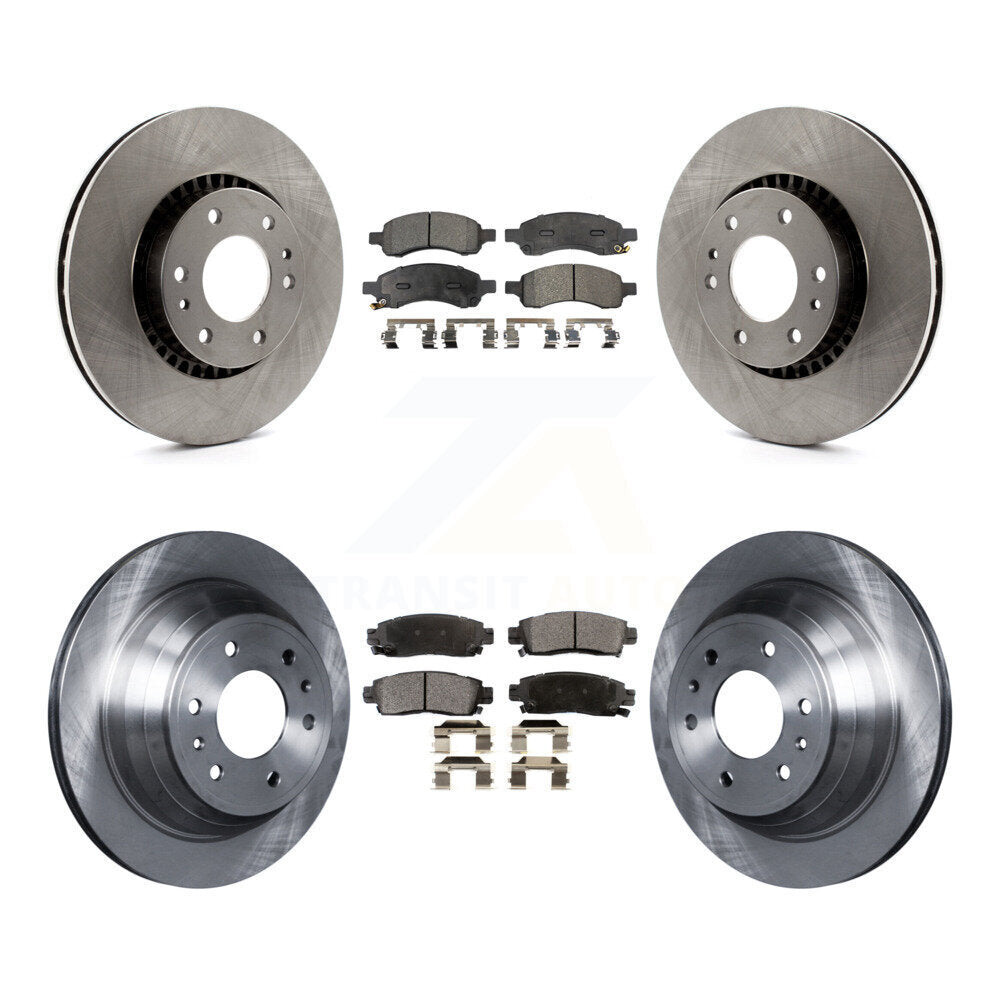 Kit de plaquettes semi-métalliques de Rotor de frein avant et arrière, pour Chevrolet Trailblazer GMC Envo