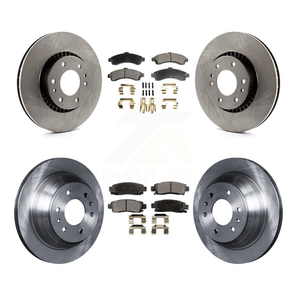 Kit de plaquettes semi-métalliques de Rotor de frein avant et arrière, pour Chevrolet GMC Trailblazer Envo