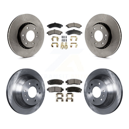 Kit de plaquettes semi-métalliques de Rotor de frein avant et arrière, pour Chevrolet GMC Trailblazer Envo