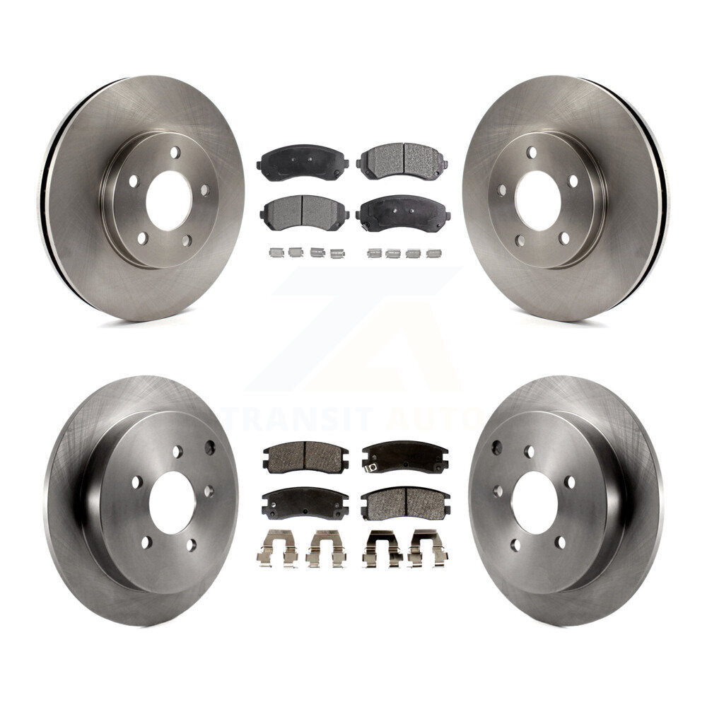 Kit de plaquettes de frein semi-métalliques pour Rotors de frein avant et arrière, pour Buick rendez-vous Pontiac Azte