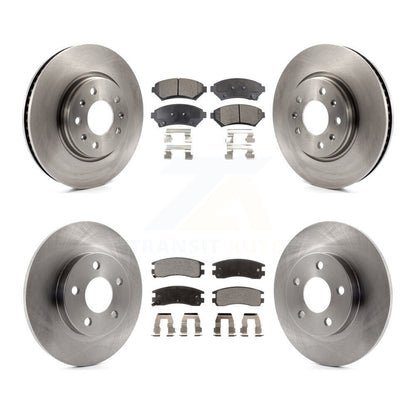 Kit de rotors de frein à disque avant et arrière et plaquettes semi-métalliques pour Cadillac Séville