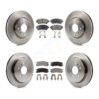 Kit de rotors de frein à disque avant et arrière et plaquettes semi-métalliques pour Cadillac Séville