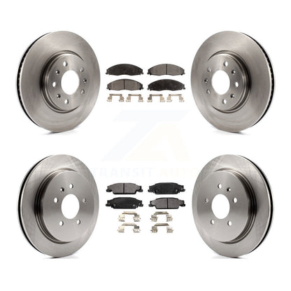 Kit de disques de frein à disque avant et arrière et plaquettes semi-métalliques pour Cadillac CTS