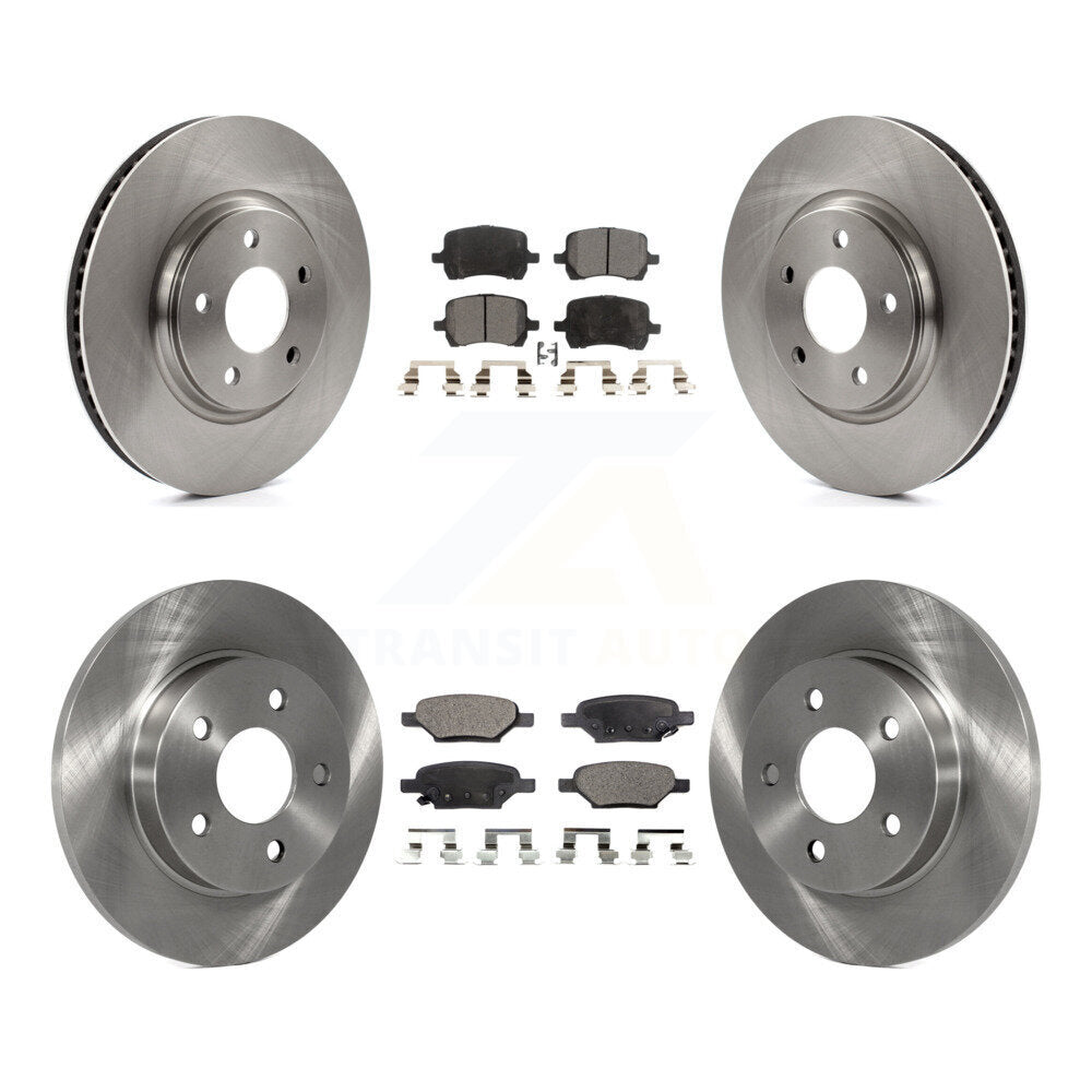 Kit de plaquettes de frein semi-métalliques pour Rotors de frein avant et arrière, pour Chevrolet Malibu Pontiac G5 G