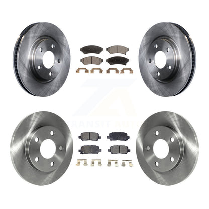 Rotors de frein avant arrière et Kit de plaquettes semi-métalliques pour Buick LaCrosse Pontiac Gran