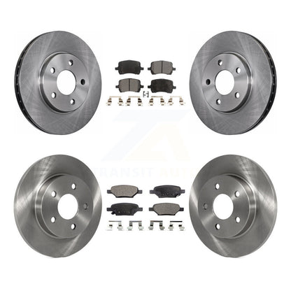 Kit de rotor de frein avant et arrière et plaquettes semi-métalliques pour Chevrolet Malibu Pontiac G